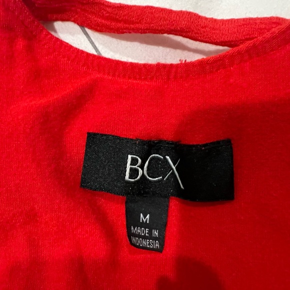 BCX Flowy red blouse shirt - Picture 3 of 4